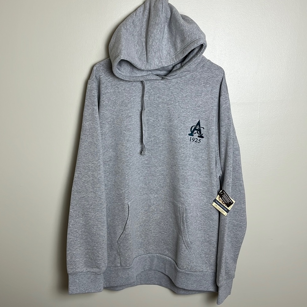 NWT Red jacket brand men’s XL grey sports sweatshirt hoodie